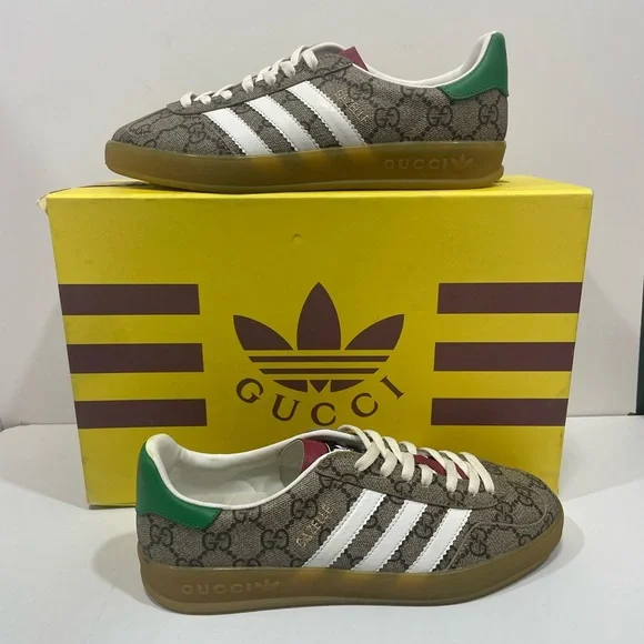 Adidas x Gucci Gazelle Sneaker Tan Monogram - Picture 5 of 5